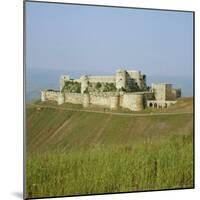 Crusader Castle, Krak Des Chevaliers, Syria-Michael Jenner-Mounted Photographic Print