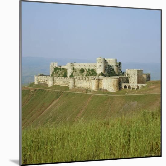 Crusader Castle, Krak Des Chevaliers, Syria-Michael Jenner-Mounted Photographic Print