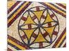 Crusader Cross Mosaic, Mount Nebo, Jordan.-William Perry-Mounted Photographic Print