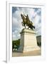 Crusader King Louis IX statue in front of the Saint Louis Art Museum in Forest Park, St. Louis,...-null-Framed Photographic Print