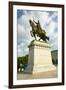 Crusader King Louis IX statue in front of the Saint Louis Art Museum in Forest Park, St. Louis,...-null-Framed Photographic Print