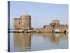 Crusader Sea Castle, Sidon, Lebanon, Middle East-Wendy Connett-Stretched Canvas