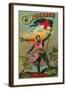 Crusader Tobacco Label - Petersburg, VA-Lantern Press-Framed Art Print