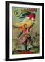 Crusader Tobacco Label - Petersburg, VA-Lantern Press-Framed Art Print