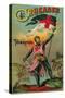 Crusader Tobacco Label - Petersburg, VA-Lantern Press-Stretched Canvas