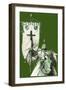 Crusader-Fortunino Matania-Framed Giclee Print