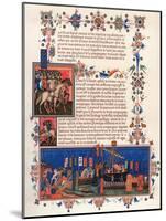 Crusaders Embarking for the Holy Land, 15th Century-null-Mounted Giclee Print