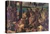 Crusaders Entering Constantinople-Eugene Delacroix-Stretched Canvas
