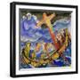 Crusaders in a Storm, 1913-Franz Marc-Framed Giclee Print