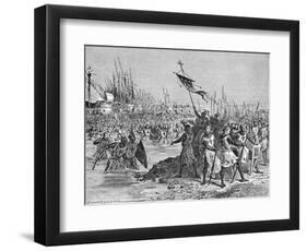 Crusaders Landing in Egypt-null-Framed Giclee Print