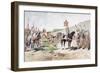 Crusaders on the March in the 11th Century with a Horse-Drawn Supply Wagon, 1886-Armand Jean Heins-Framed Giclee Print