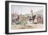 Crusaders on the March in the 11th Century with a Horse-Drawn Supply Wagon, 1886-Armand Jean Heins-Framed Giclee Print