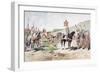 Crusaders on the March in the 11th Century with a Horse-Drawn Supply Wagon, 1886-Armand Jean Heins-Framed Giclee Print