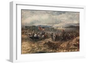 Crusaders on the March-Sir John Gilbert-Framed Giclee Print