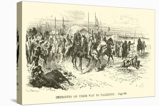 Crusaders on their Way to Palestine-null-Stretched Canvas