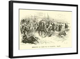 Crusaders on their Way to Palestine-null-Framed Giclee Print