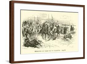 Crusaders on their Way to Palestine-null-Framed Giclee Print