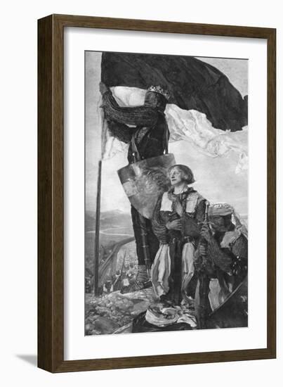 Crusaders Sighting Jerusalem, 1901-Edwin Austin Abbey-Framed Giclee Print