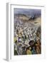 Crusaders under Godfrey of Bouillon, Defeating Muslim Forces of Sultan Kilij Arslan, Dorylaeum-null-Framed Giclee Print