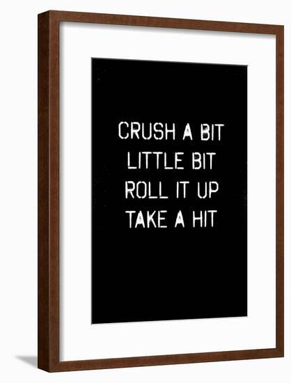 Crush A Bit-null-Framed Poster