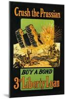 Crush the Prussian: Buy a Bond-null-Mounted Art Print