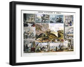 Crustacea and Reptiles, C1850-Robert Kent Thomas-Framed Giclee Print