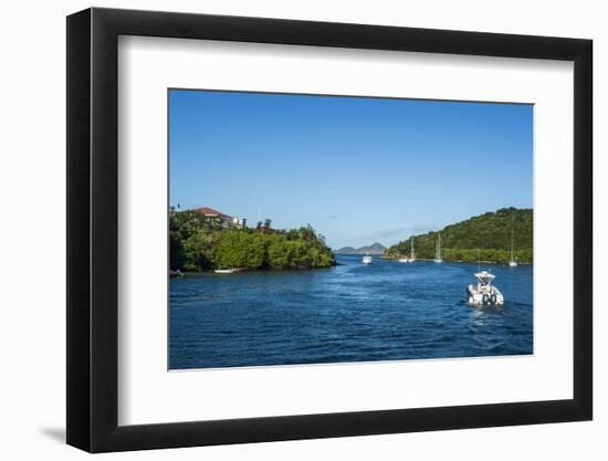 Cruz Bay, capital of St. John, Virgin Islands national park, US Virgin Islands, West Indies, Caribb-Michael Runkel-Framed Photographic Print