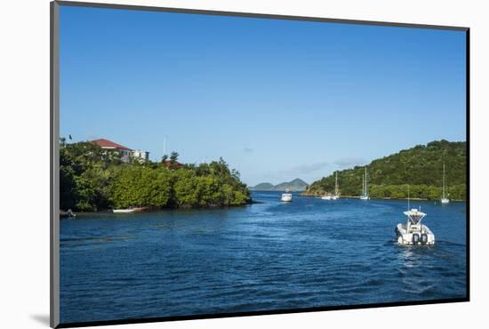 Cruz Bay, capital of St. John, Virgin Islands national park, US Virgin Islands, West Indies, Caribb-Michael Runkel-Mounted Photographic Print