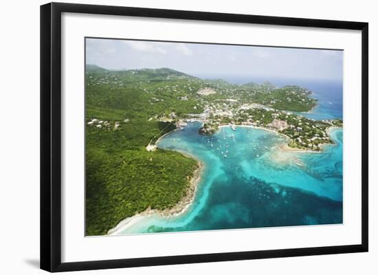 Cruz Bay on St. John in the U.S. Virgin Islands-Macduff Everton-Framed Photographic Print