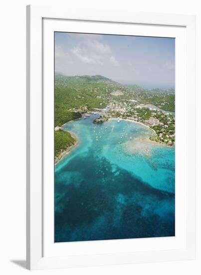 Cruz Bay on St. John in the U.S. Virgin Islands-Macduff Everton-Framed Photographic Print