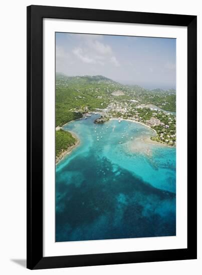 Cruz Bay on St. John in the U.S. Virgin Islands-Macduff Everton-Framed Photographic Print