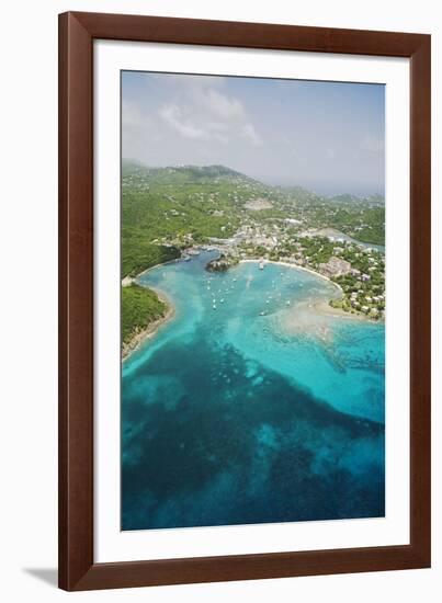 Cruz Bay on St. John in the U.S. Virgin Islands-Macduff Everton-Framed Photographic Print