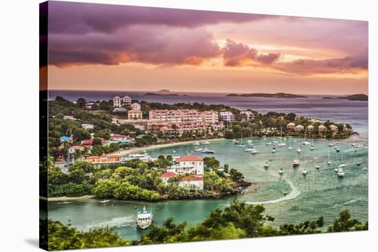 Cruz Bay, St John, United States Virgin Islands.-SeanPavonePhoto-Stretched Canvas