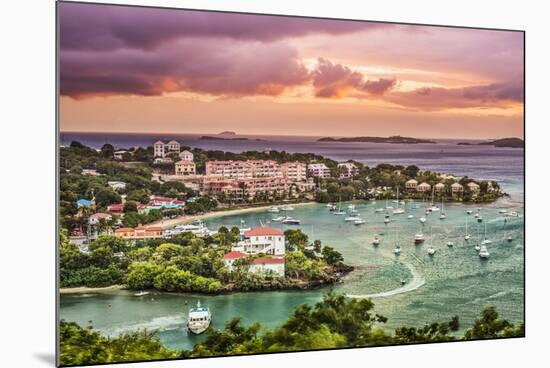 Cruz Bay, St John, United States Virgin Islands.-SeanPavonePhoto-Mounted Photographic Print
