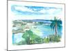 Cruz Bay US Virgin Islands Seaview Scene on Saint John-M. Bleichner-Mounted Art Print