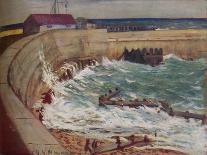 'High Tide, West Bay', c1930-CRW Nevinson-Giclee Print