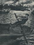 'High Tide, West Bay', c1930-CRW Nevinson-Giclee Print