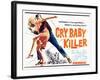 Cry Baby Killer, title card, 1958-null-Framed Art Print