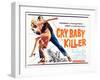 Cry Baby Killer, title card, 1958-null-Framed Art Print
