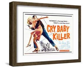 Cry Baby Killer, title card, 1958-null-Framed Art Print