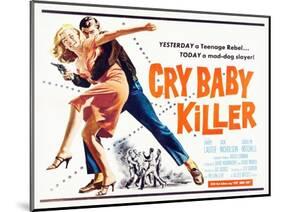 Cry Baby Killer, title card, 1958-null-Mounted Art Print