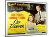 Cry Danger, Rhonda Fleming, Dick Powell, 1951-null-Mounted Photo