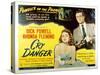 Cry Danger, Rhonda Fleming, Dick Powell, 1951-null-Stretched Canvas