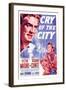 Cry of the City, Victor Mature, Richard Conte-null-Framed Art Print