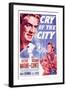 Cry of the City, Victor Mature, Richard Conte-null-Framed Art Print