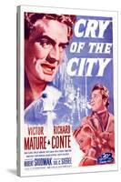 Cry of the City, Victor Mature, Richard Conte-null-Stretched Canvas