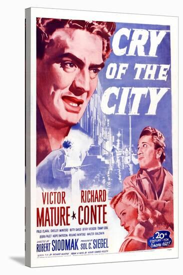 Cry of the City, Victor Mature, Richard Conte-null-Stretched Canvas