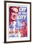 Cry of the City, Victor Mature, Richard Conte-null-Framed Art Print