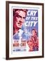 Cry of the City, Victor Mature, Richard Conte-null-Framed Art Print