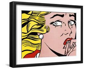 Crying Girl, c.1963-Roy Lichtenstein-Framed Art Print